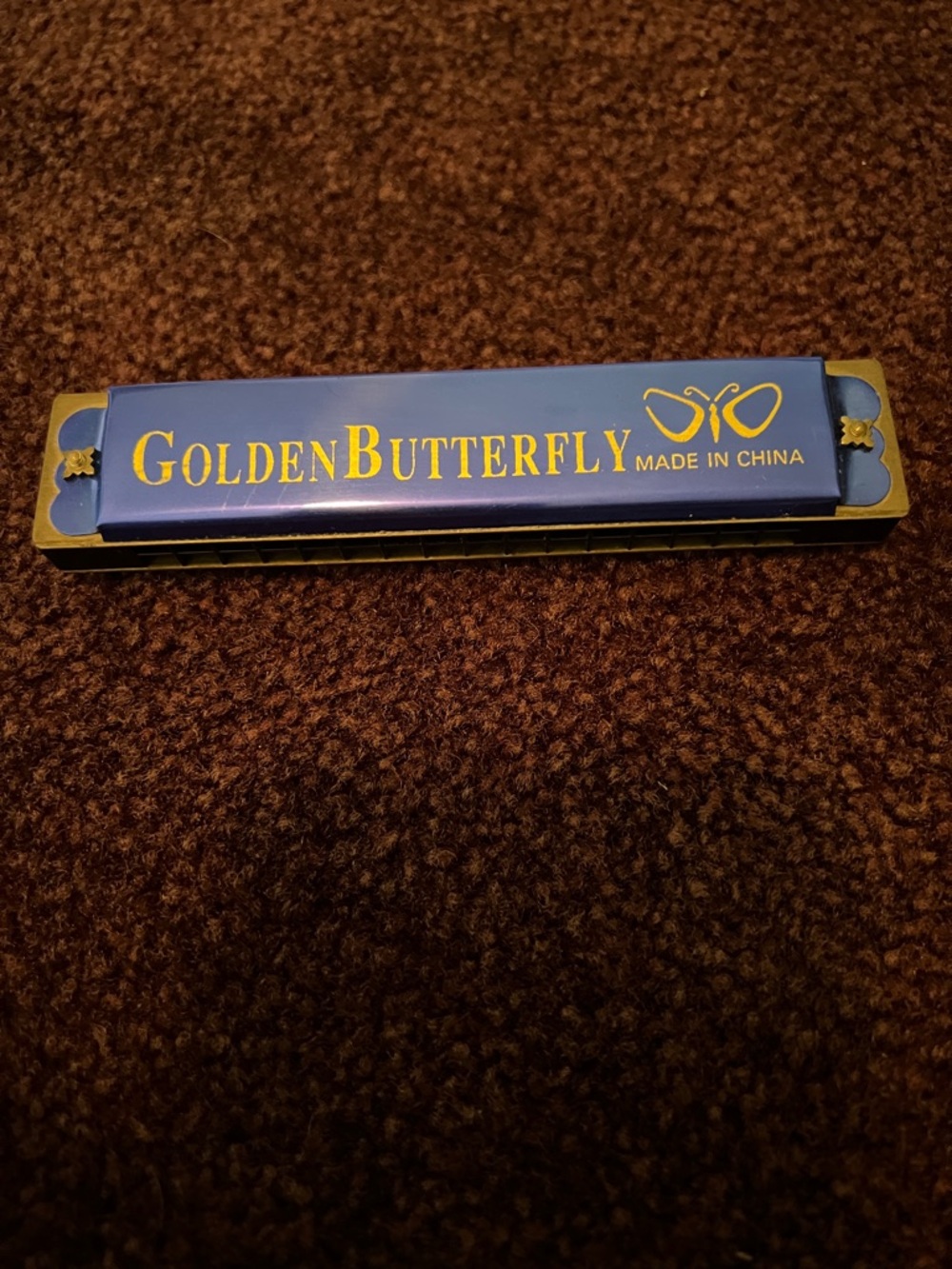 Golden Butterfly 32 Hole Harmonica